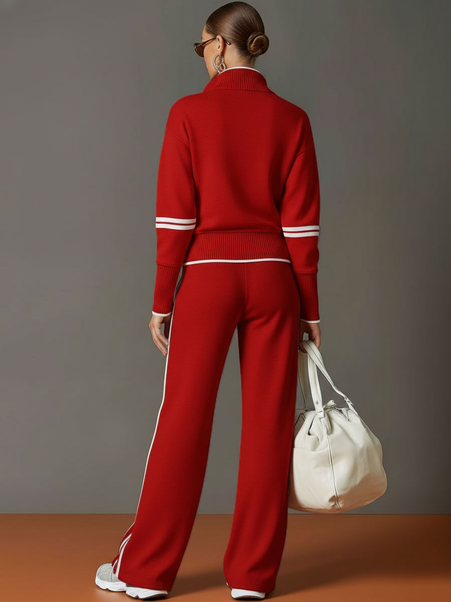 Damski komplet dresowy elegancki wygodny stylowy casual