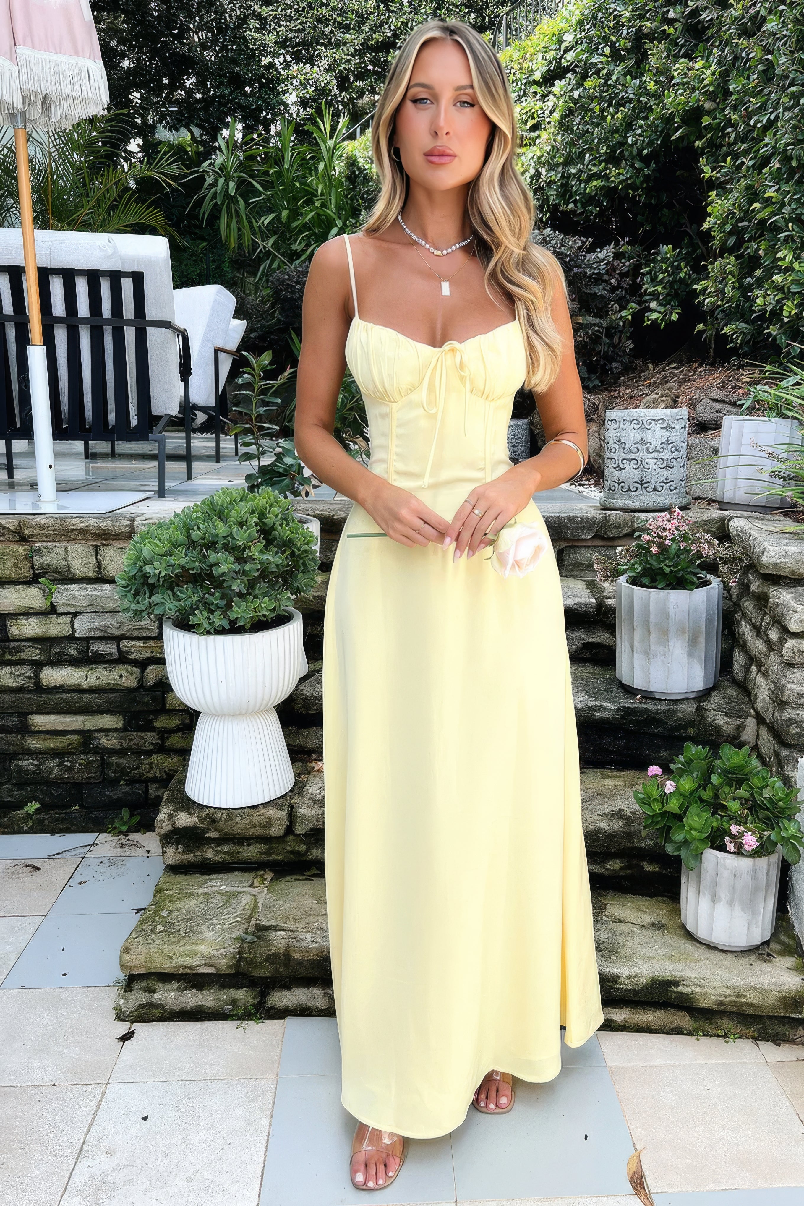 Eliza | Sukienka Maxi o Eleganckim Letnim Kroju