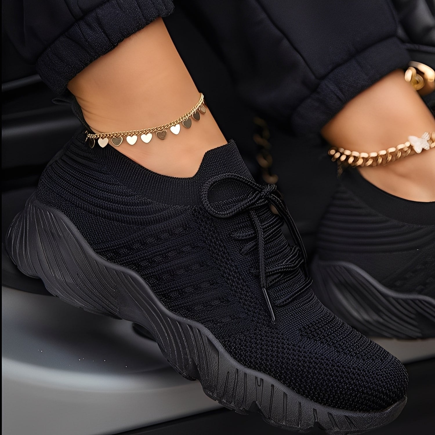 Damskie Oddychające Sneakersy Sportowe – Lekkie Buty do Chodzenia