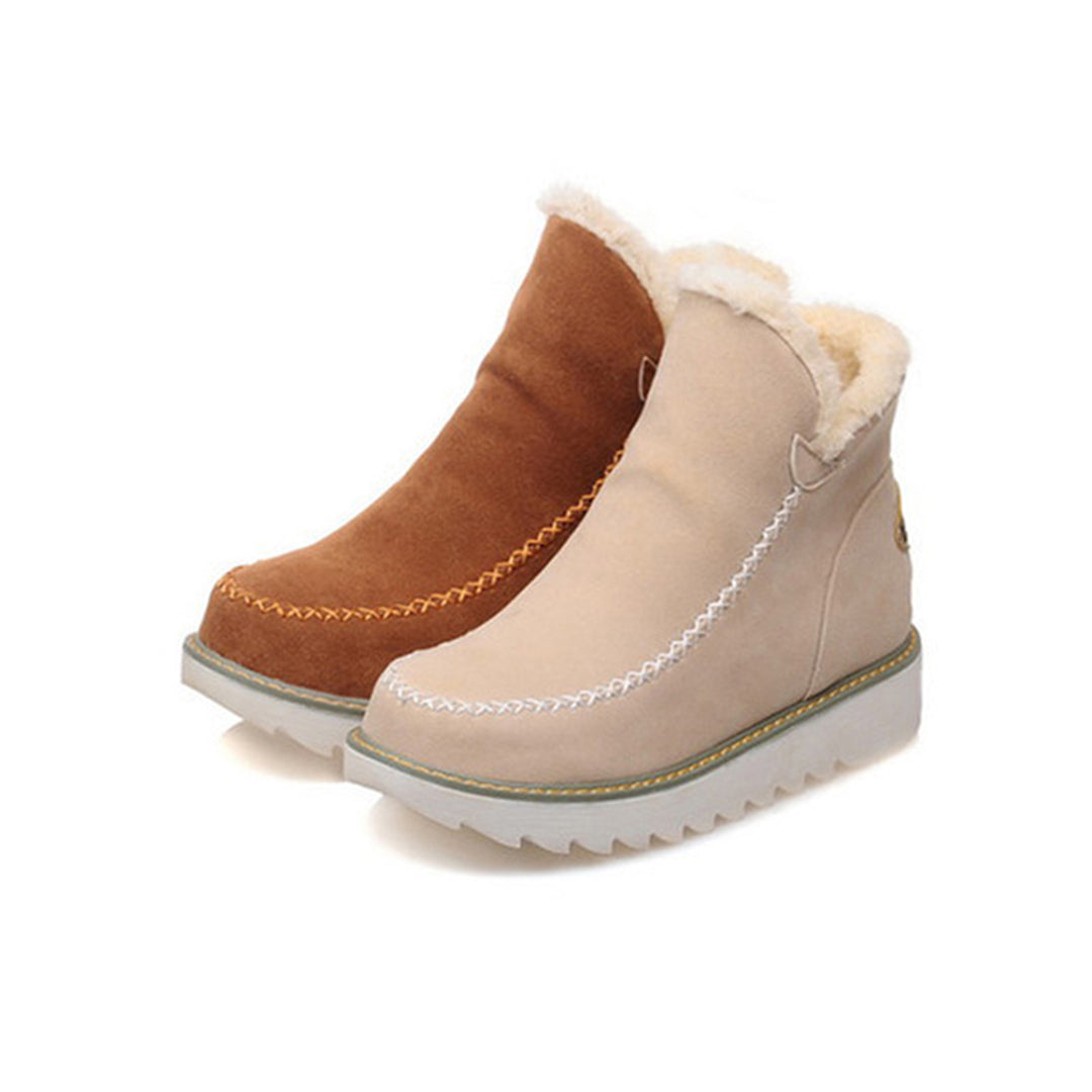 Zimowe Botki Slip-On z Ociepleniem