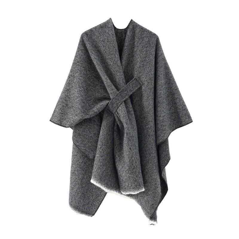 Elegancka Peleryna Damska Poncho do Stylizacji Miejskich