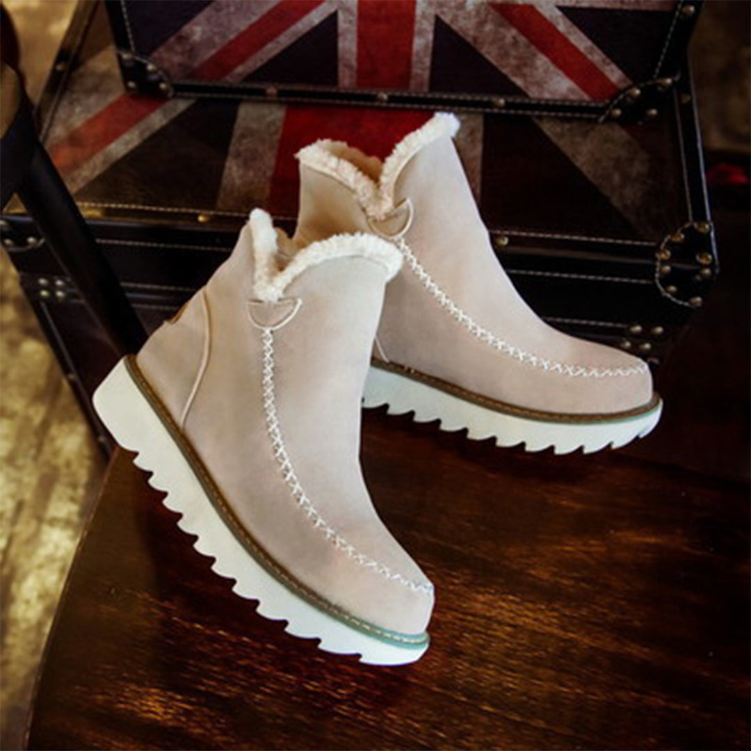 Zimowe Botki Slip-On z Ociepleniem