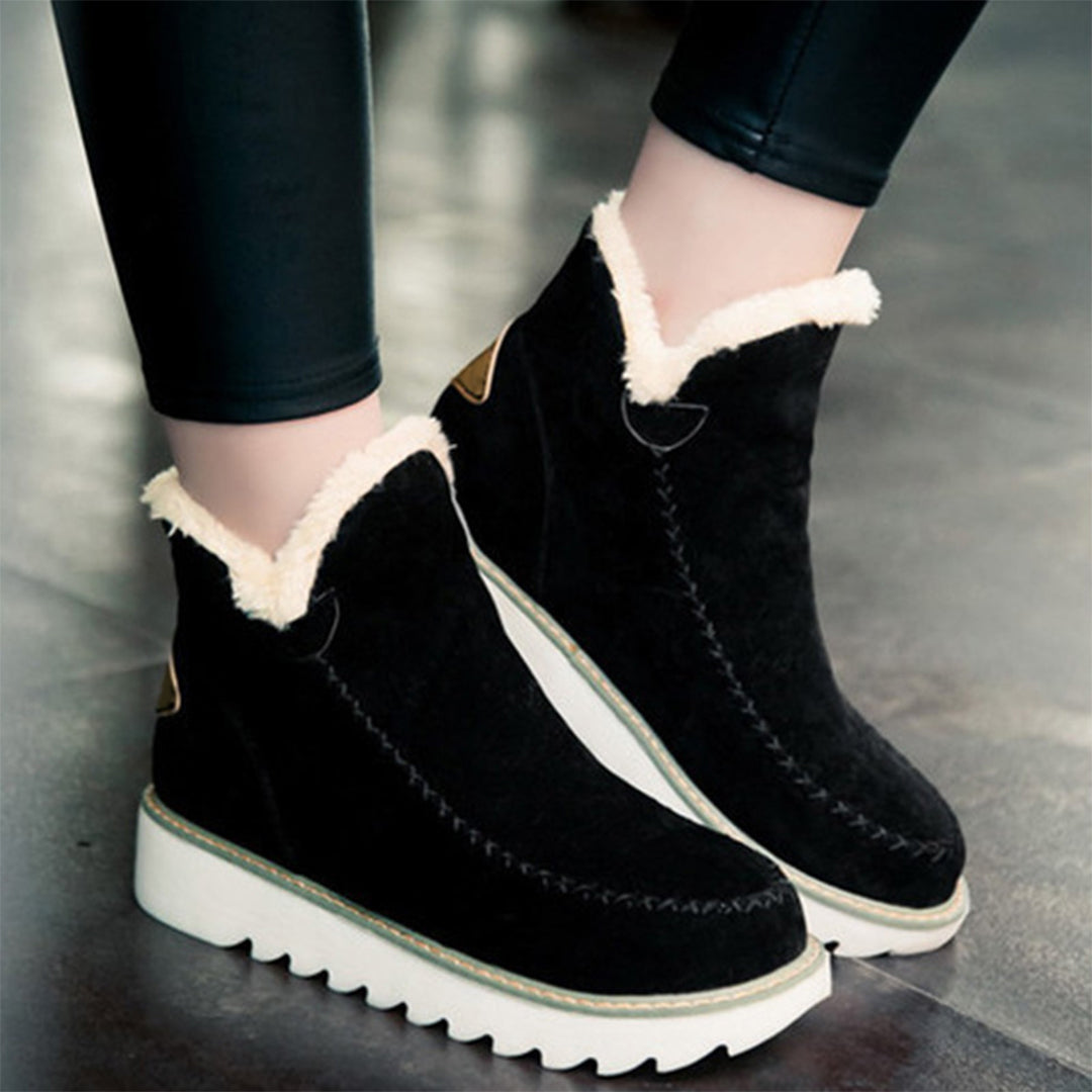 Zimowe Botki Slip-On z Ociepleniem