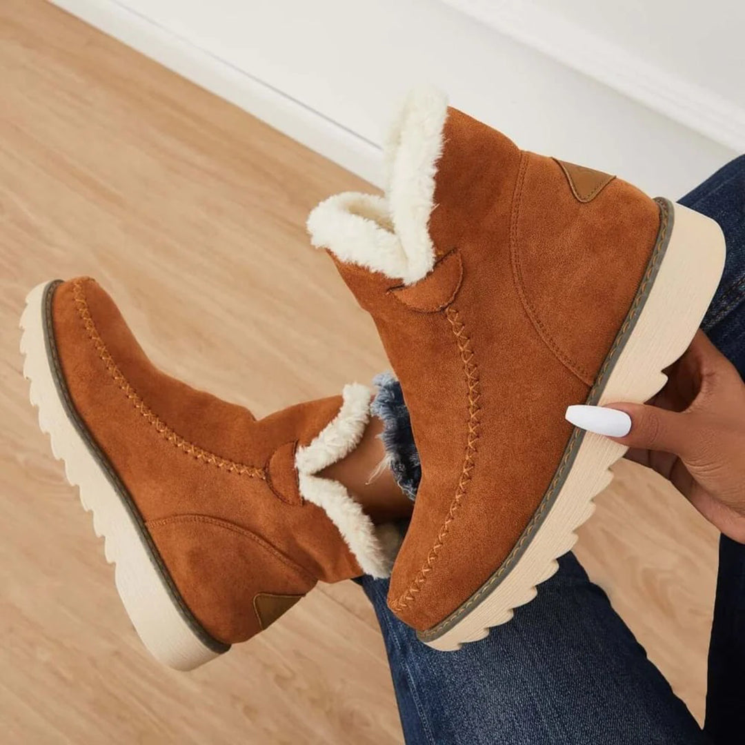 Zimowe Botki Slip-On z Ociepleniem