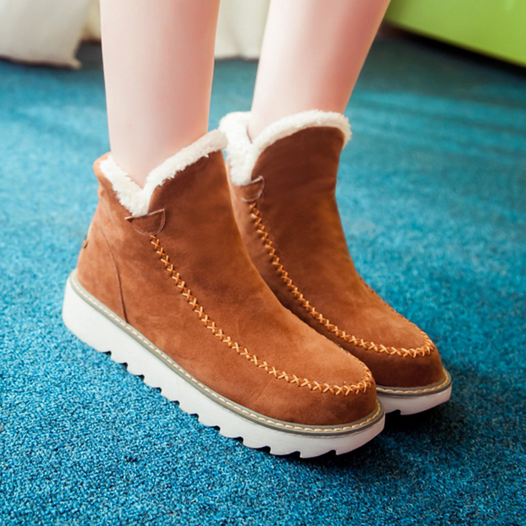 Zimowe Botki Slip-On z Ociepleniem