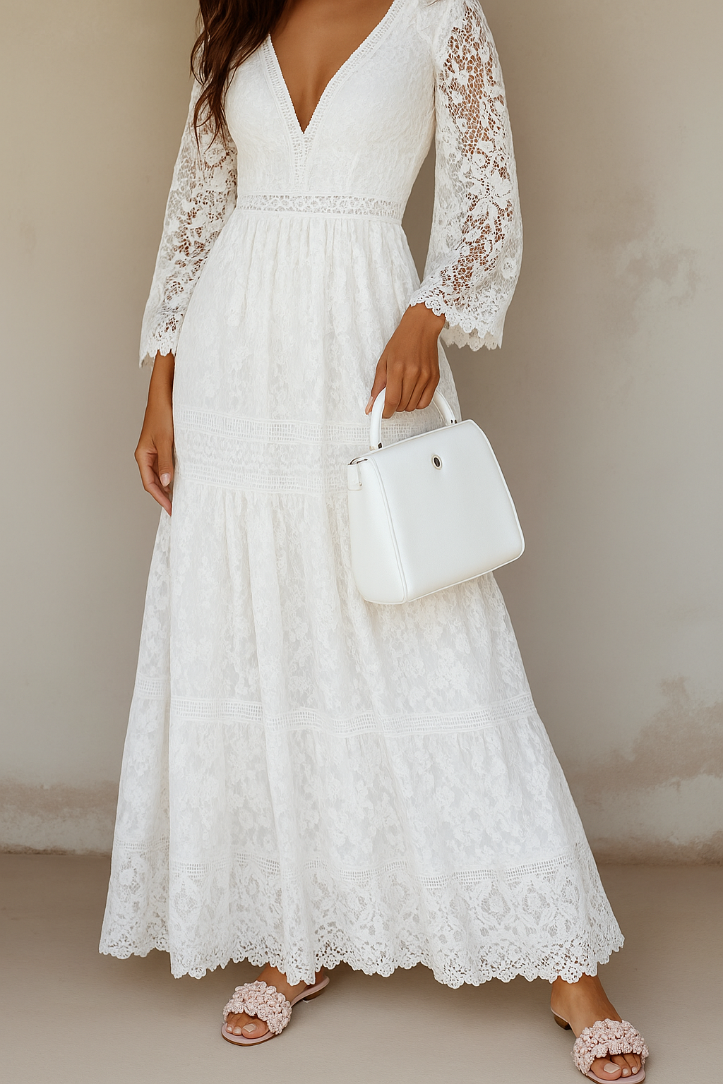 Zofia | Sukienka Maxi Boho w Kwiatowy Print