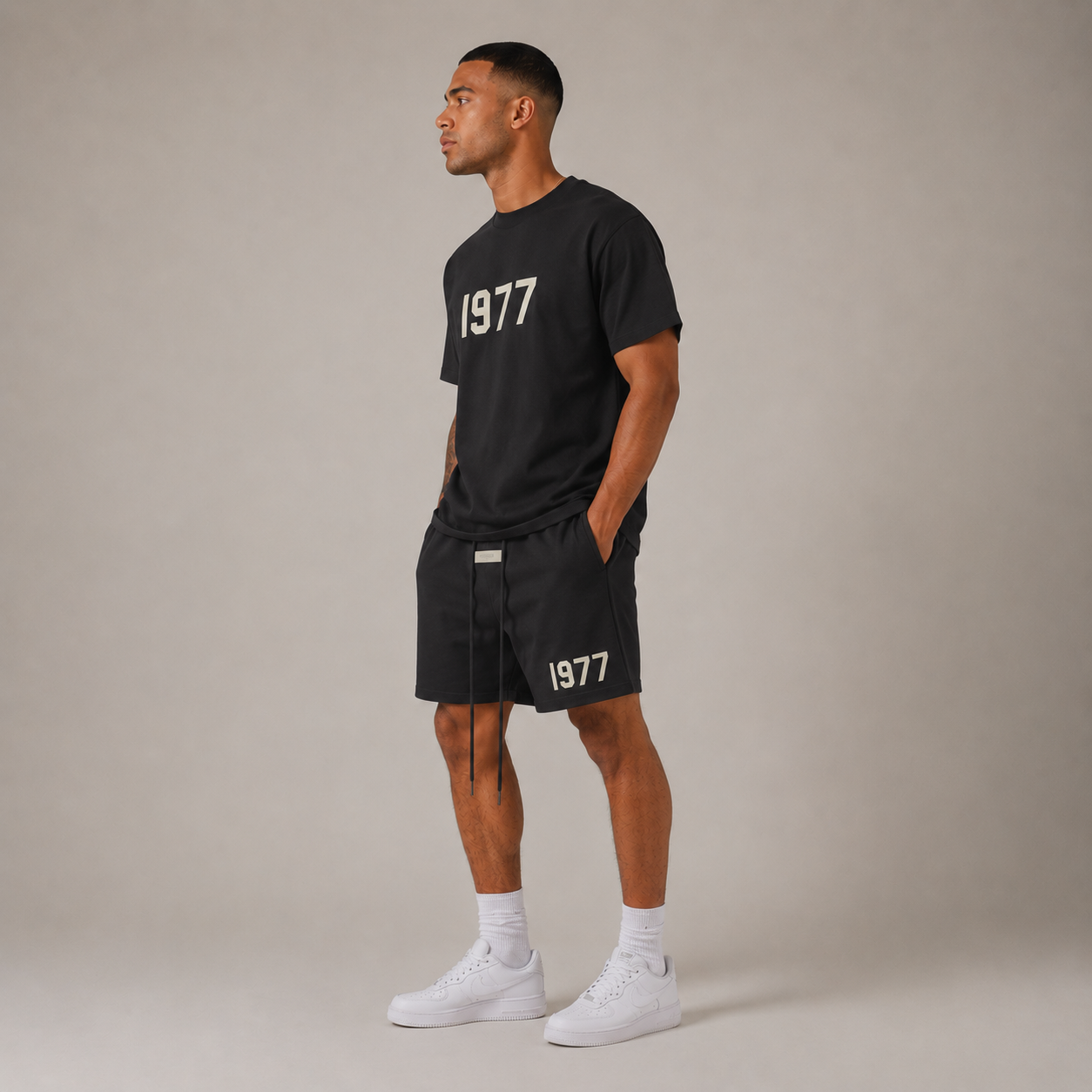 Premium Krótkie Spodenki z GrafPrintem – Oversized, Wygodne i Ponadczasowo Stylowe