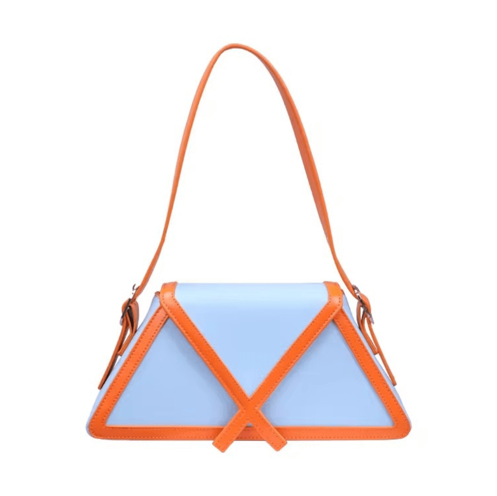 Torebka Damska Geometryczna Lakierowana Elegancka Mini
