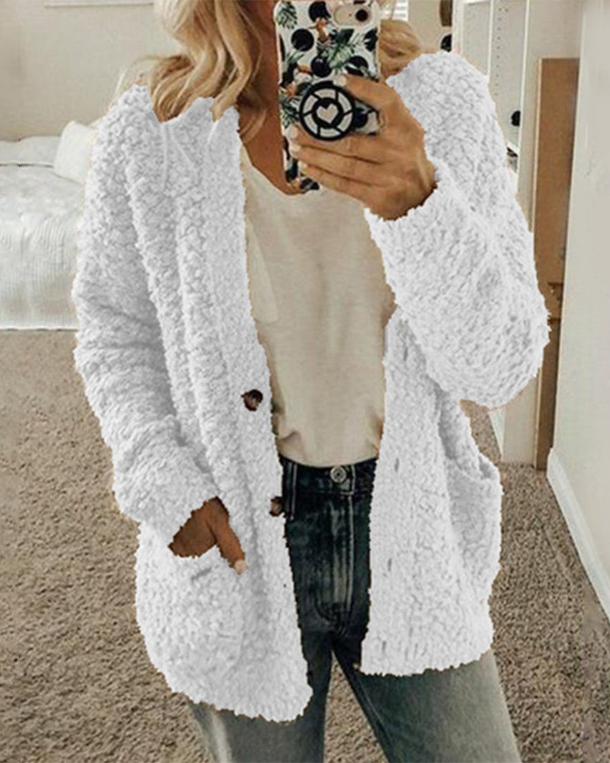 Miękki Kardigan Damski Oversize – Ciepły i Stylowy na Co Dzień