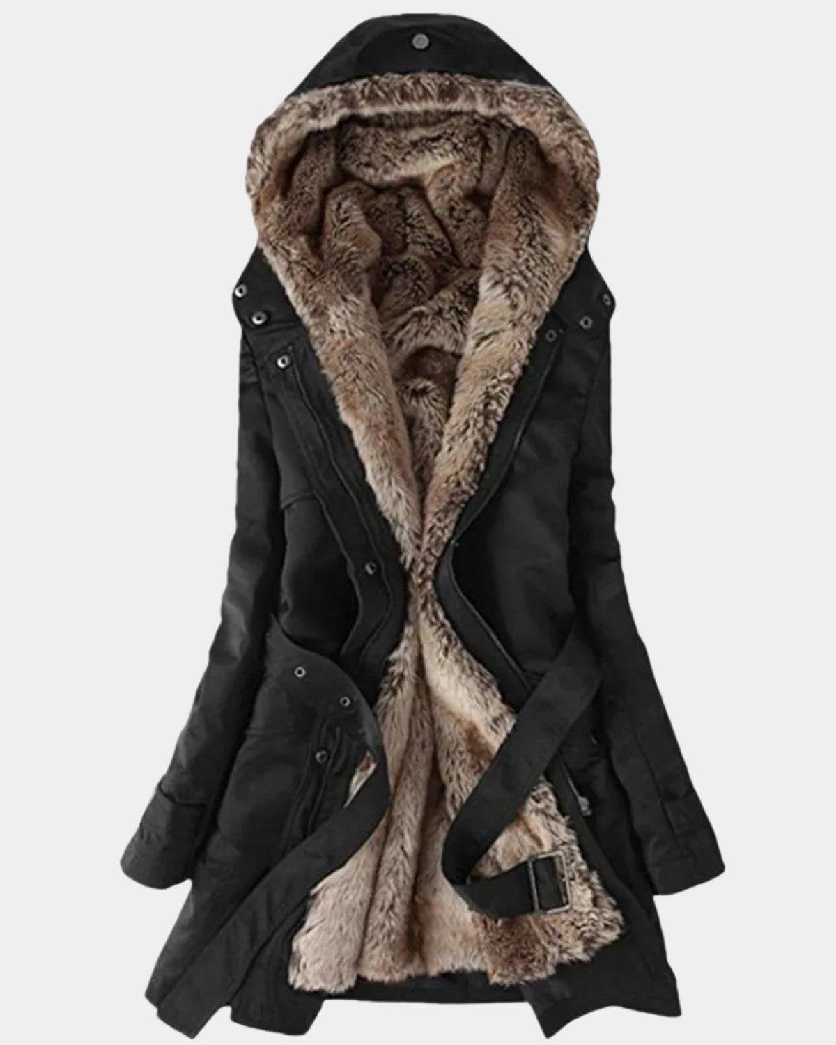 Zimowa Parka z Futrzanym Wnętrzem – Ciepła i Stylowa