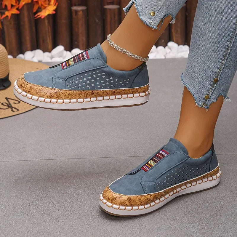 Mokasyny plecione slip on lekkie wygodne styl casual