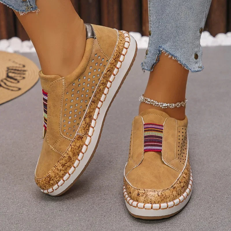 Mokasyny plecione slip on lekkie wygodne styl casual