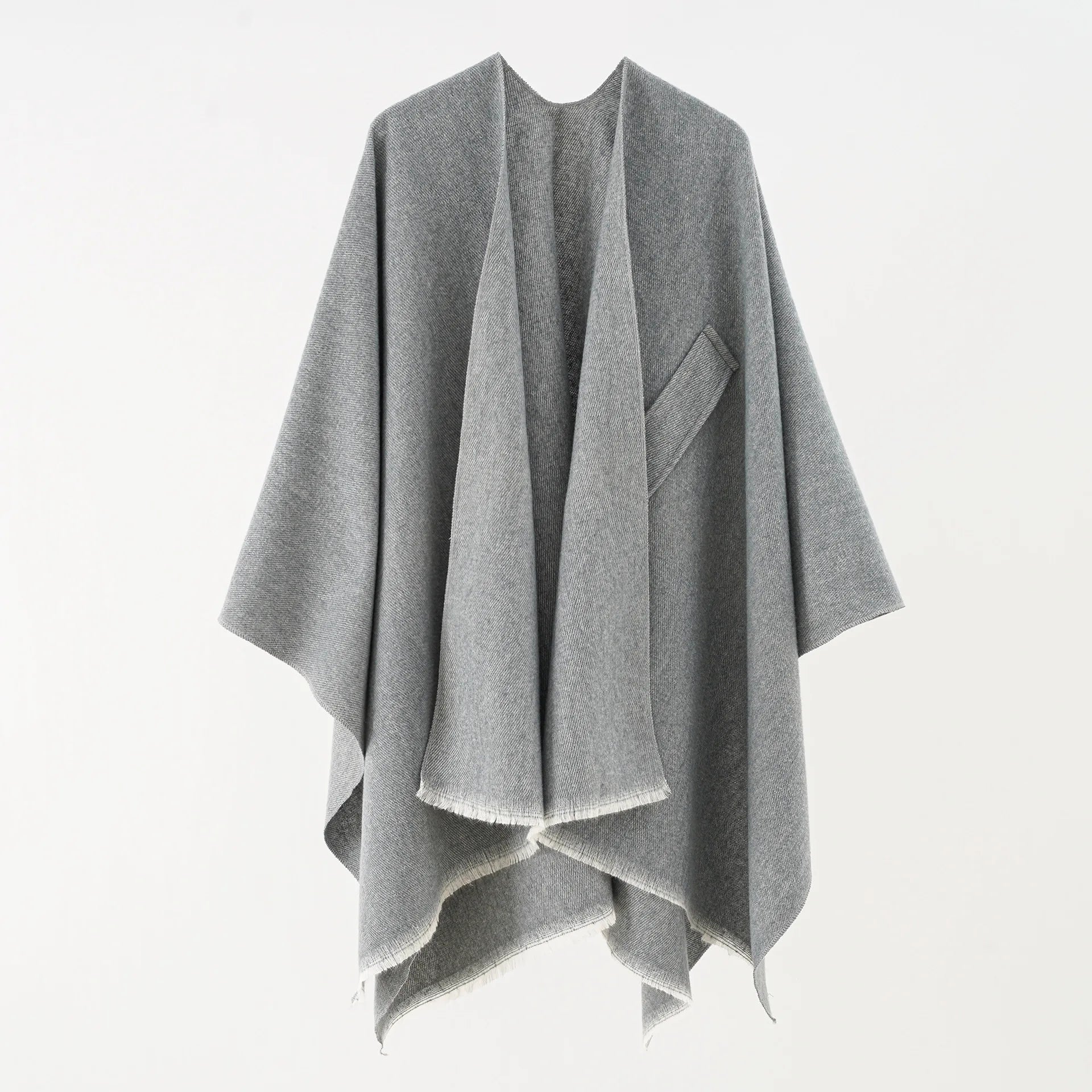 Elegancka Peleryna Damska Poncho do Stylizacji Miejskich