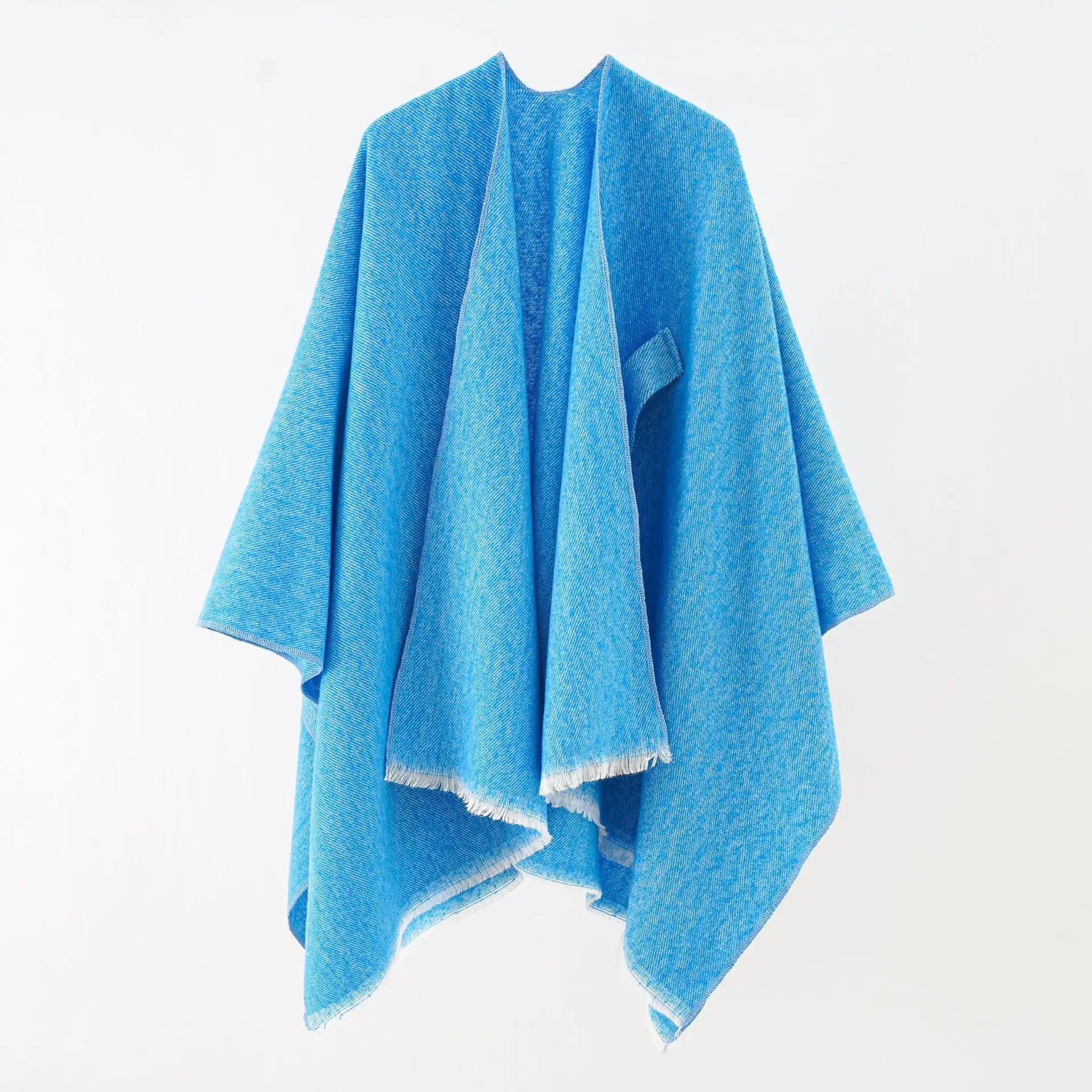 Elegancka Peleryna Damska Poncho do Stylizacji Miejskich