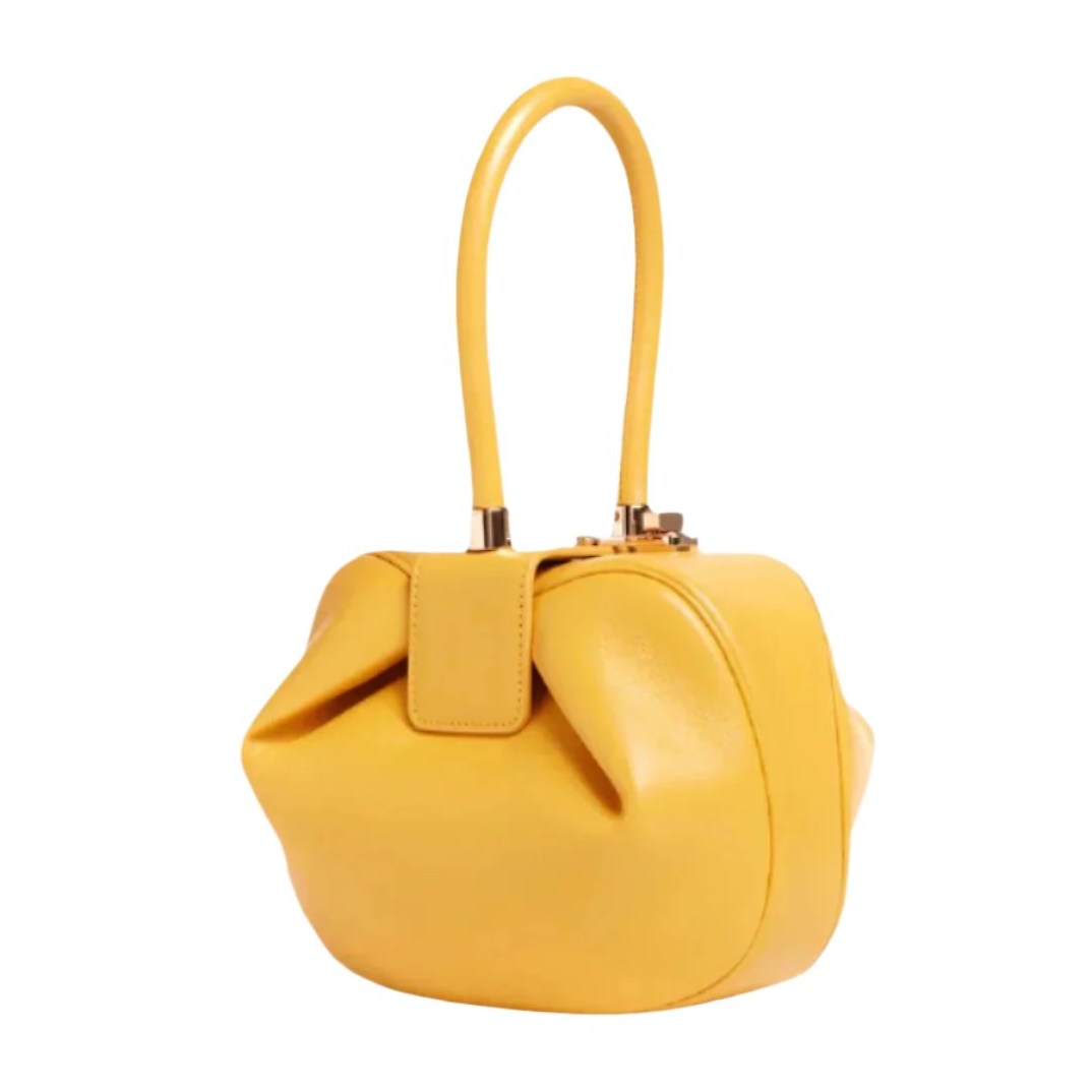 Elegancka torebka kuferek mini stylowa okrągła torba