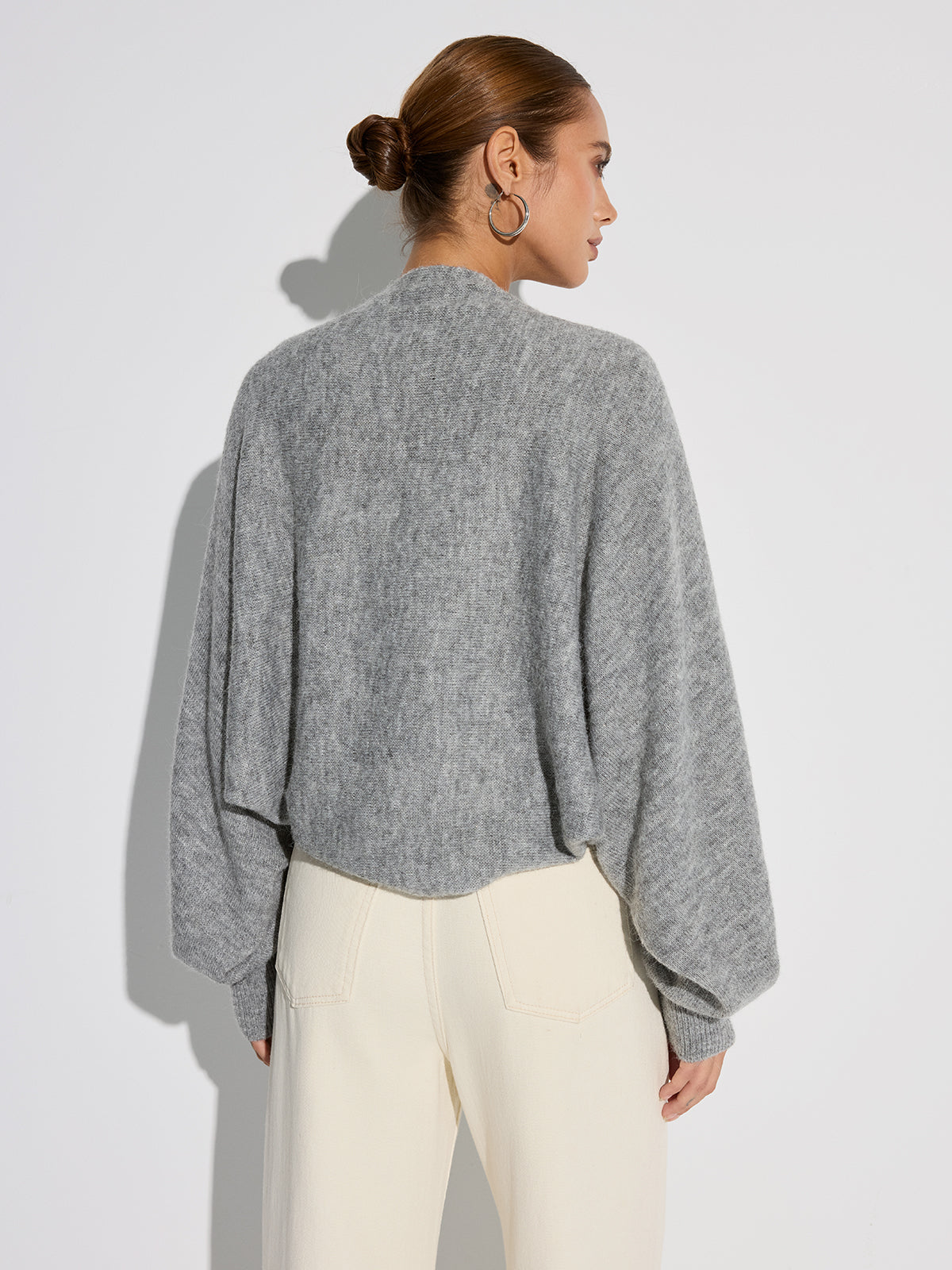 Miękki Dzianinowy Kardigan Oversize