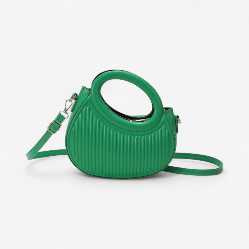 Mini Torebka Damska Okrągła na Ramię Elegancka