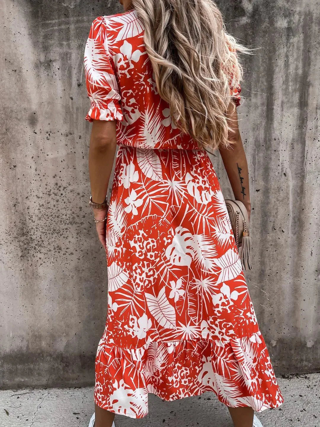 Maravelle | Letnia sukienka maxi w kwiaty
