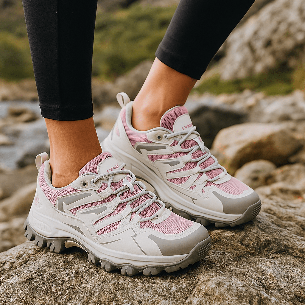 Damskie sneakersy trekkingowe lekkie wygodne buty outdoor