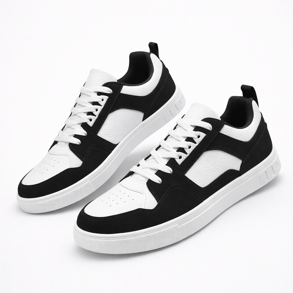Męskie Sneakersy Casual Sznurowane Retro Sportowe