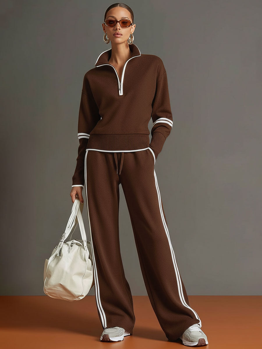 Damski komplet dresowy elegancki wygodny stylowy casual