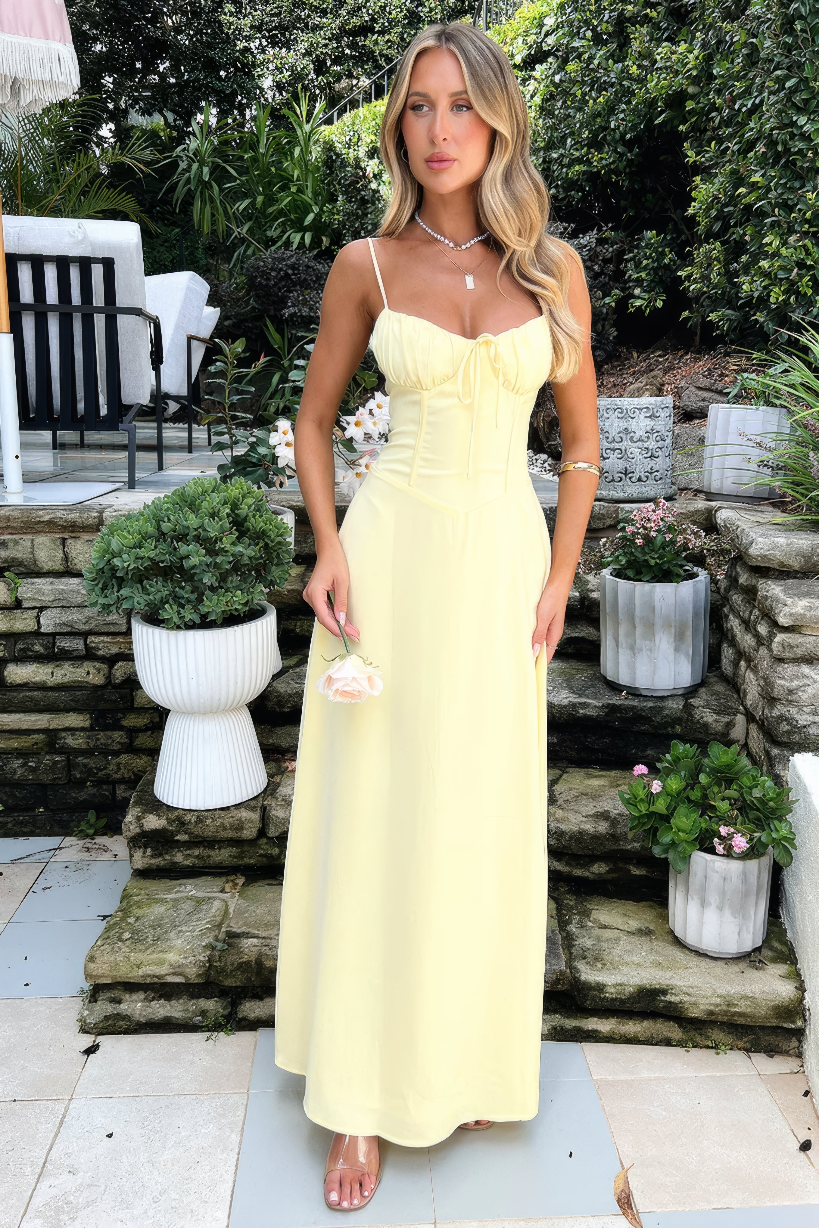 Eliza | Sukienka Maxi o Eleganckim Letnim Kroju