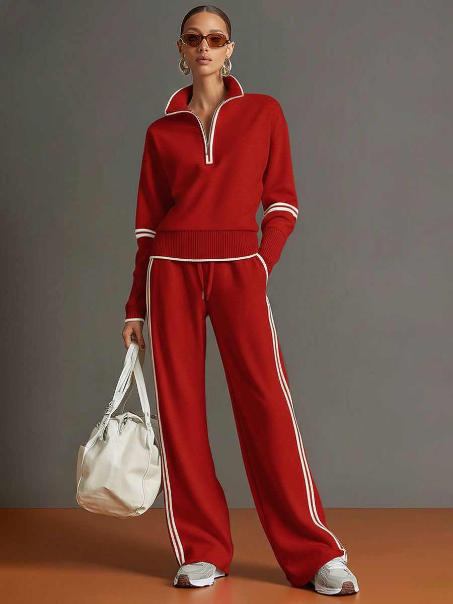 Damski komplet dresowy elegancki wygodny stylowy casual