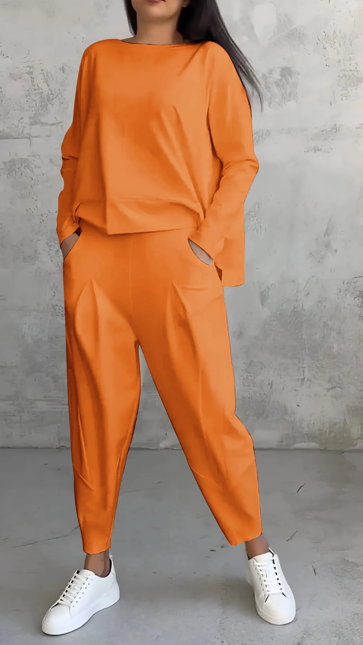 Damski Komplet Dresowy Casualowy do Codziennych Stylizacji