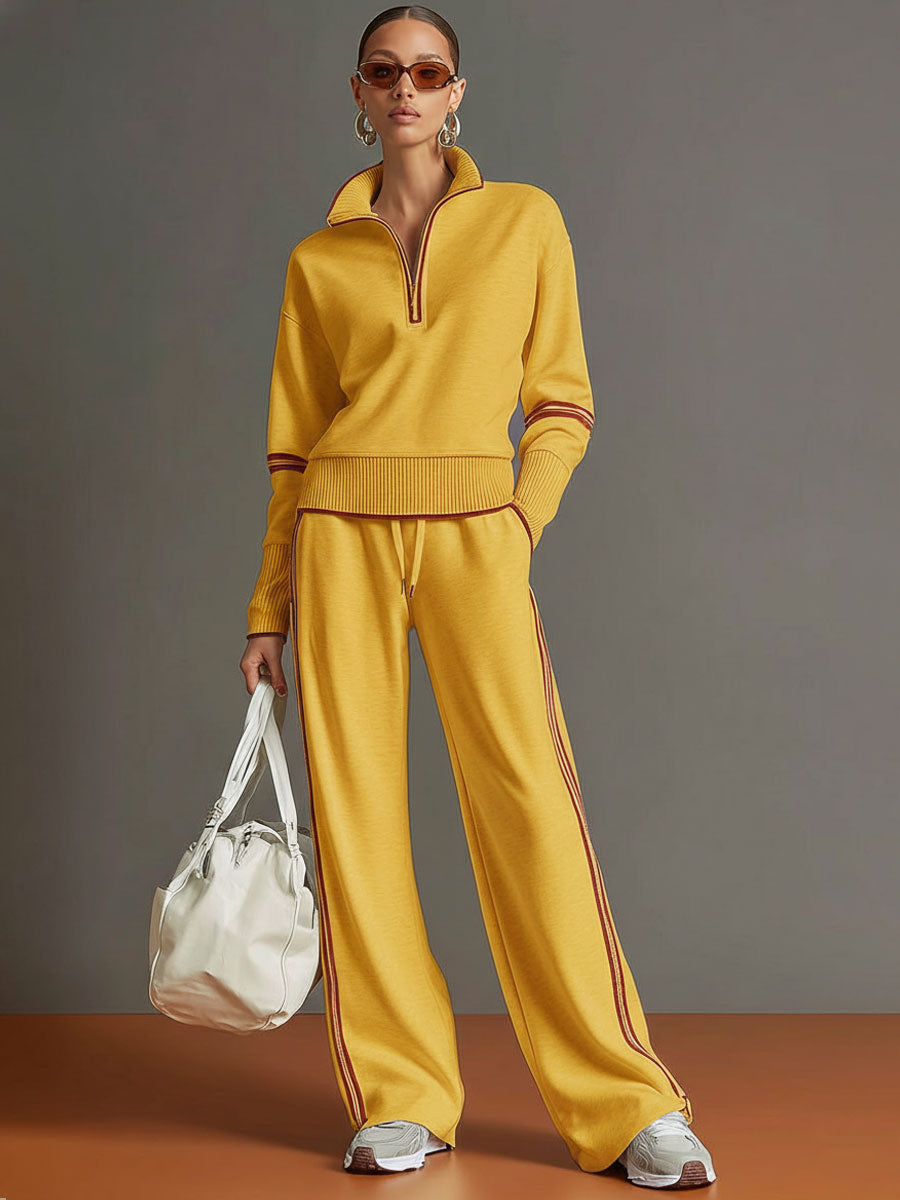 Damski komplet dresowy elegancki wygodny stylowy casual