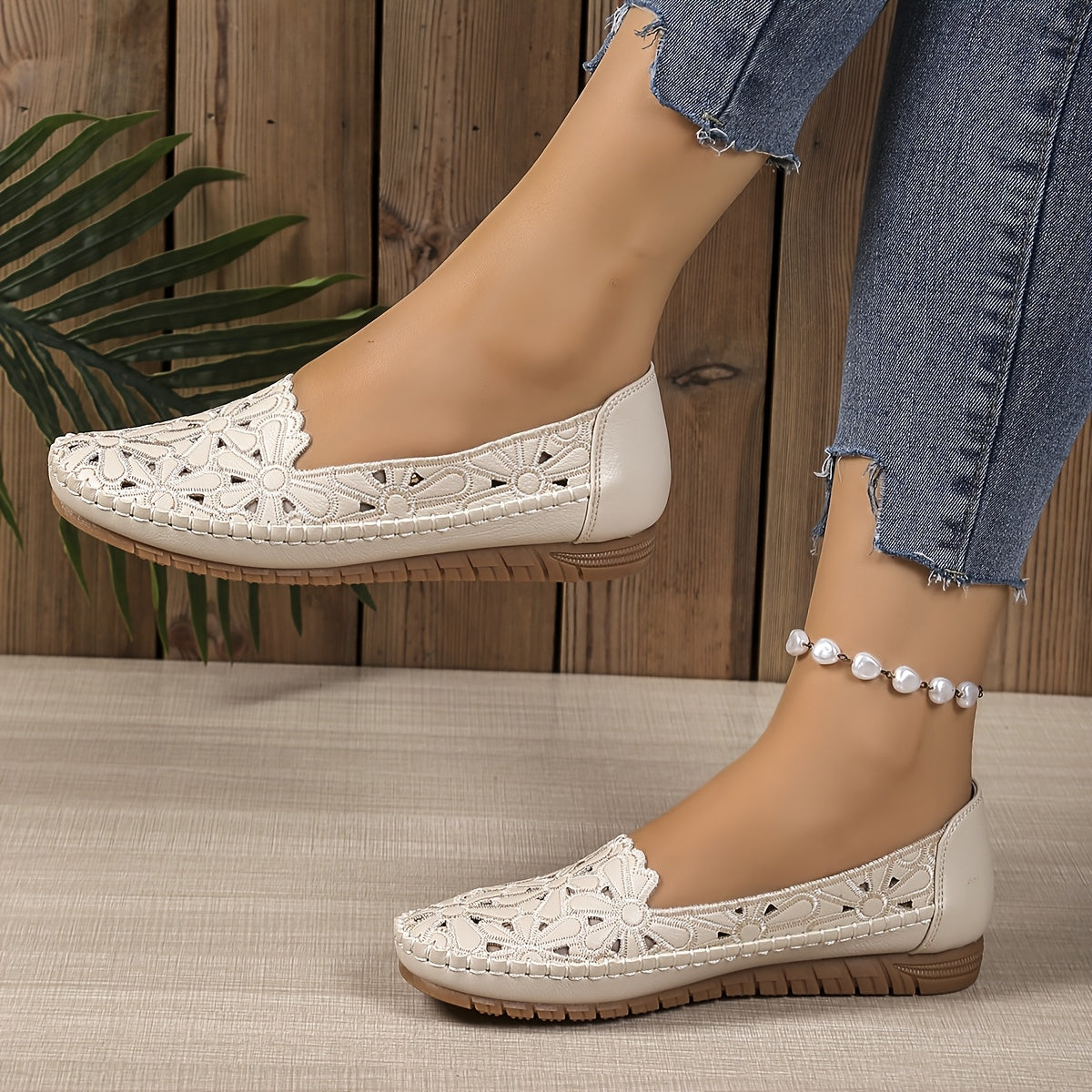 Damskie baleriny ażurowe lekkie wygodne buty na lato