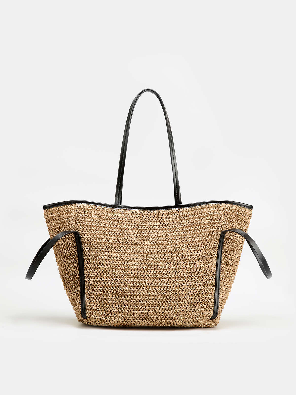 Torebka Damska Pleciona Shopper Letnia Pojemna