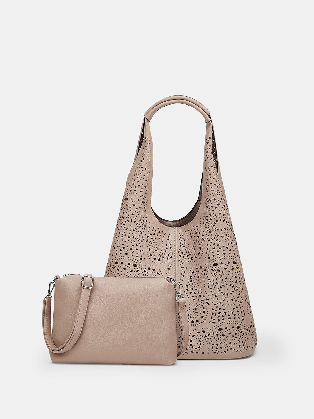 Ażurowa Torebka Damska Shopper Lekka Stylowa
