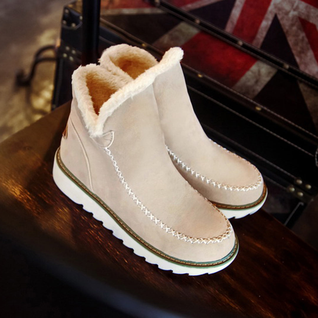 Zimowe Botki Slip-On z Ociepleniem