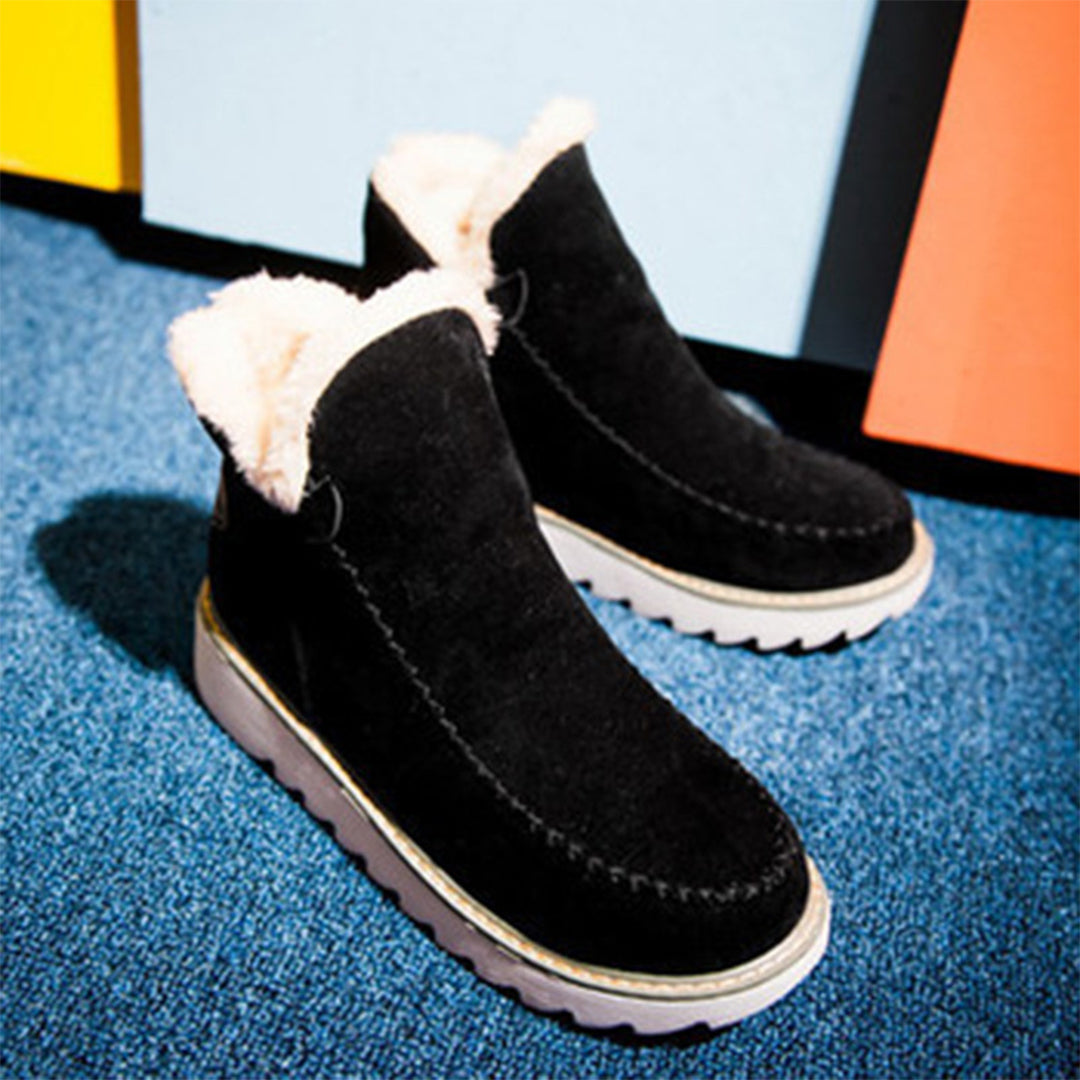 Zimowe Botki Slip-On z Ociepleniem