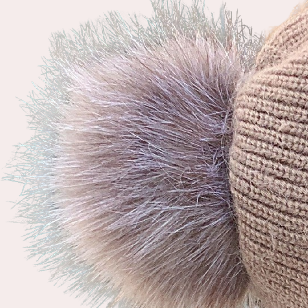 Damski Komplet Zimowy Czapka i Szalik z Dzianiny