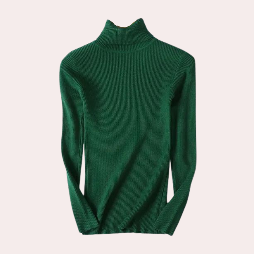 Prążkowany Golf Dopasowany – Klasyczny i Elegancki