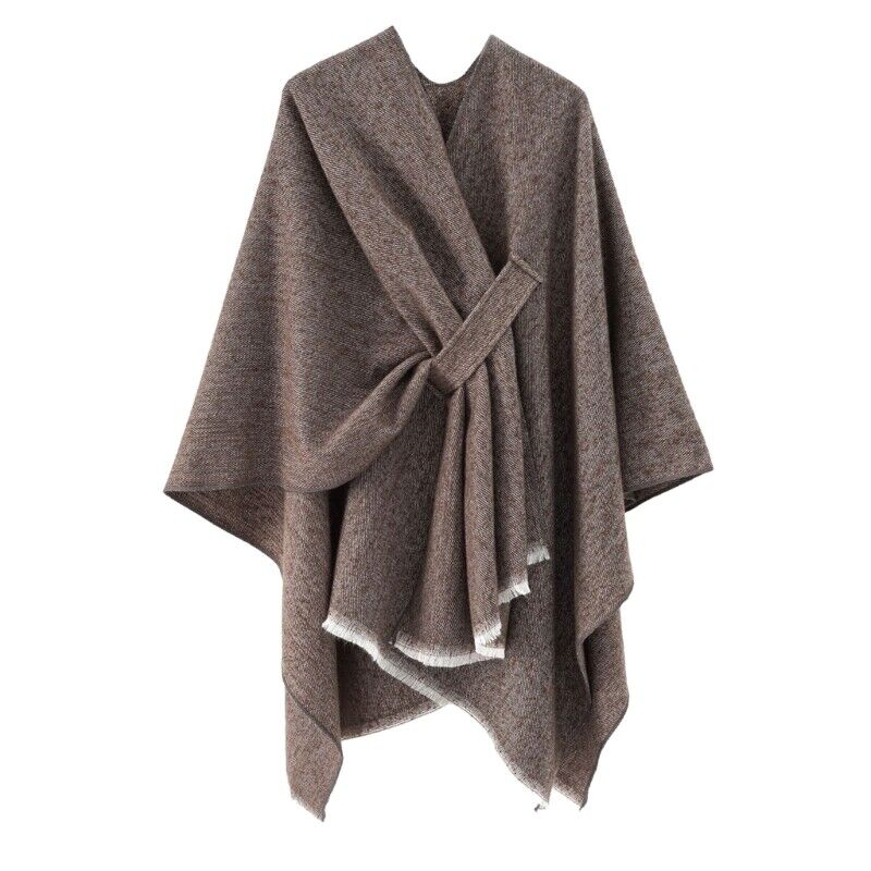 Elegancka Peleryna Damska Poncho do Stylizacji Miejskich
