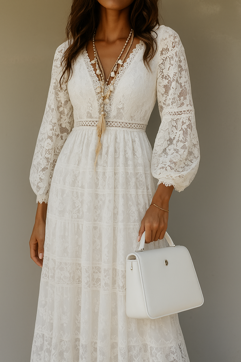 Zofia | Sukienka Maxi Boho w Kwiatowy Print