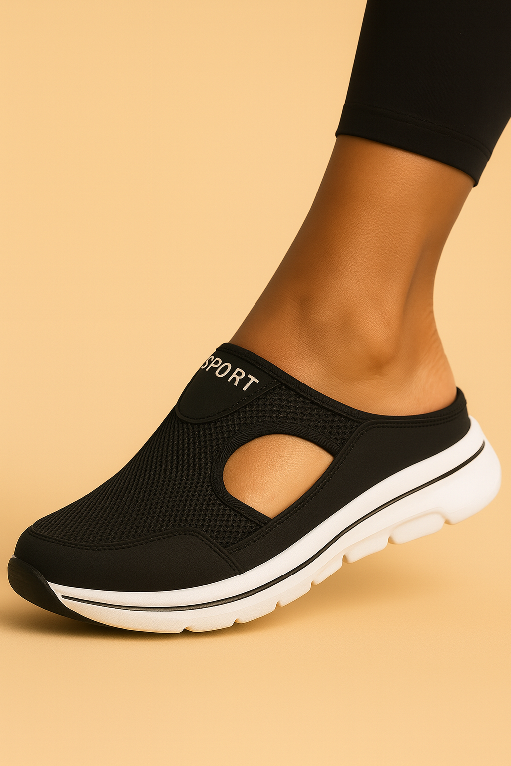 Damskie Lekkie Klapki Sportowe z Oddychającą Siateczką – Komfort na Co Dzień