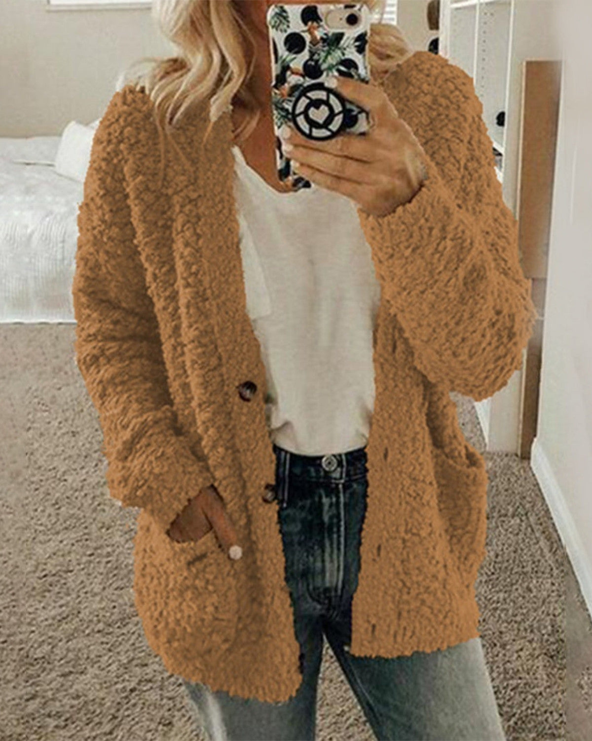 Miękki Kardigan Damski Oversize – Ciepły i Stylowy na Co Dzień