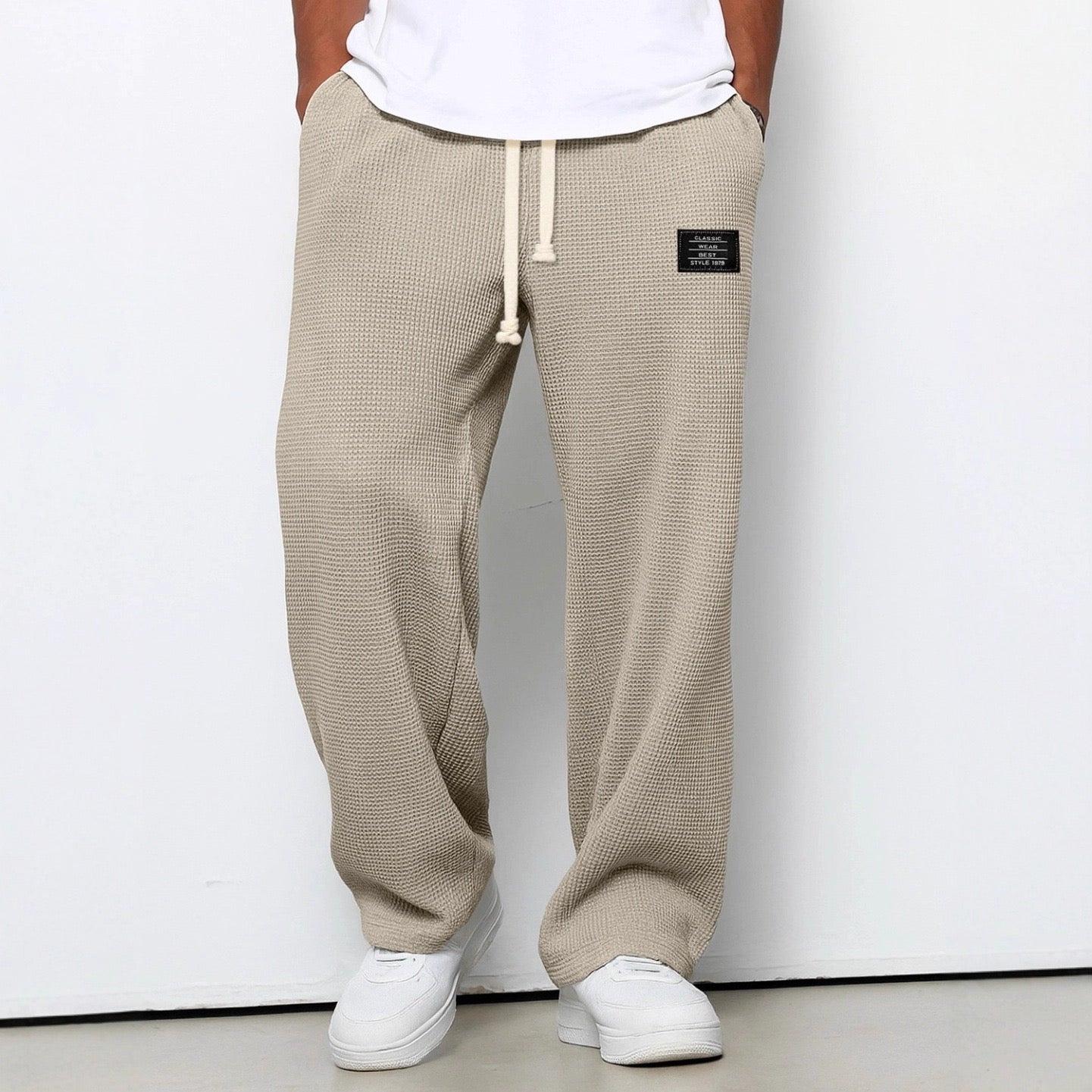 Męskie Spodnie Dresowe Oversize Komfort i Styl Streetwear