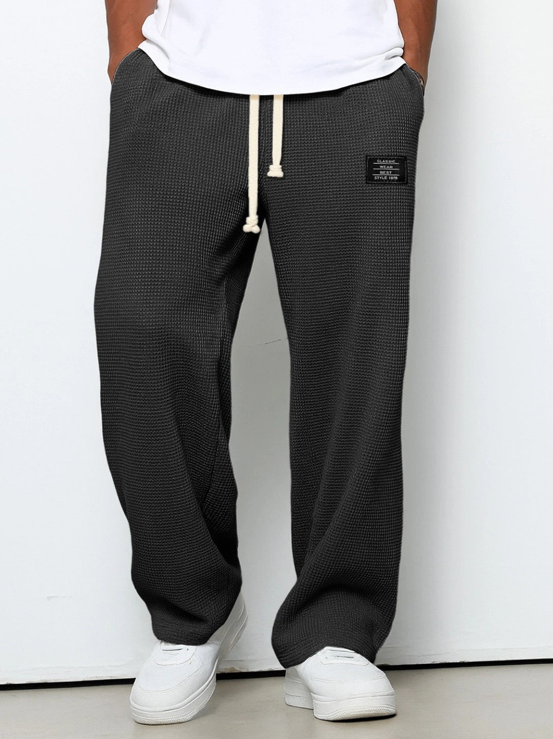 Męskie Spodnie Dresowe Oversize Komfort i Styl Streetwear