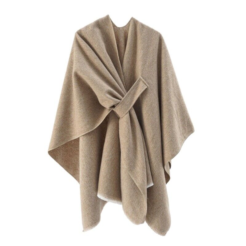 Elegancka Peleryna Damska Poncho do Stylizacji Miejskich