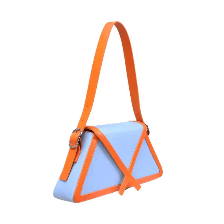 Torebka Damska Geometryczna Lakierowana Elegancka Mini