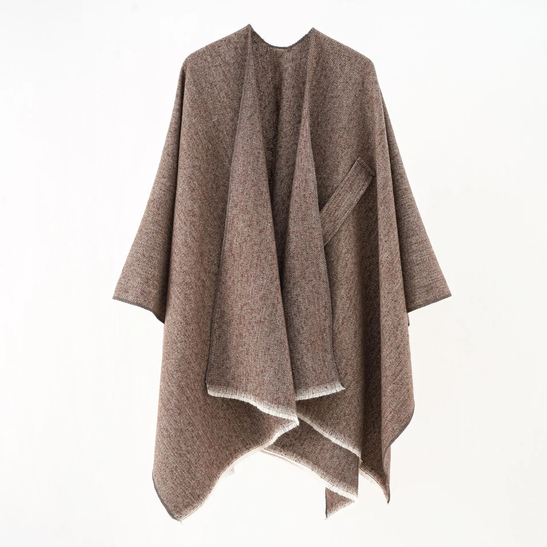 Elegancka Peleryna Damska Poncho do Stylizacji Miejskich