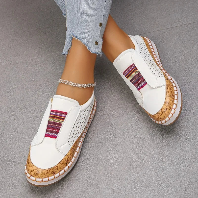Mokasyny plecione slip on lekkie wygodne styl casual