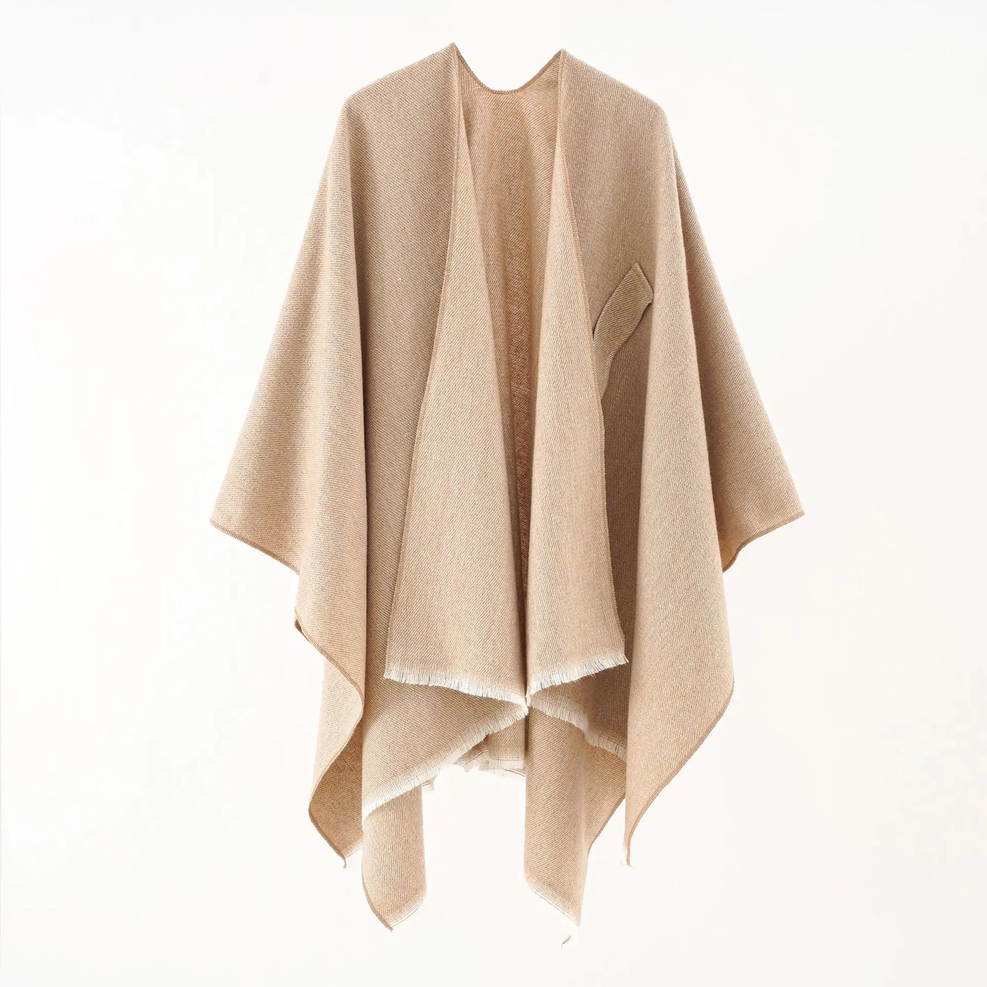 Elegancka Peleryna Damska Poncho do Stylizacji Miejskich