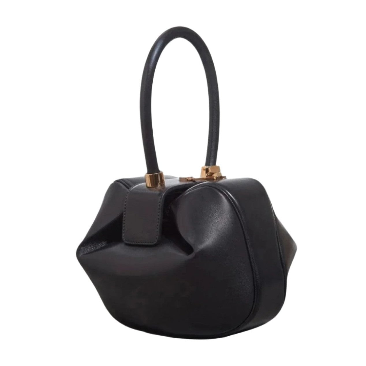 Elegancka torebka kuferek mini stylowa okrągła torba