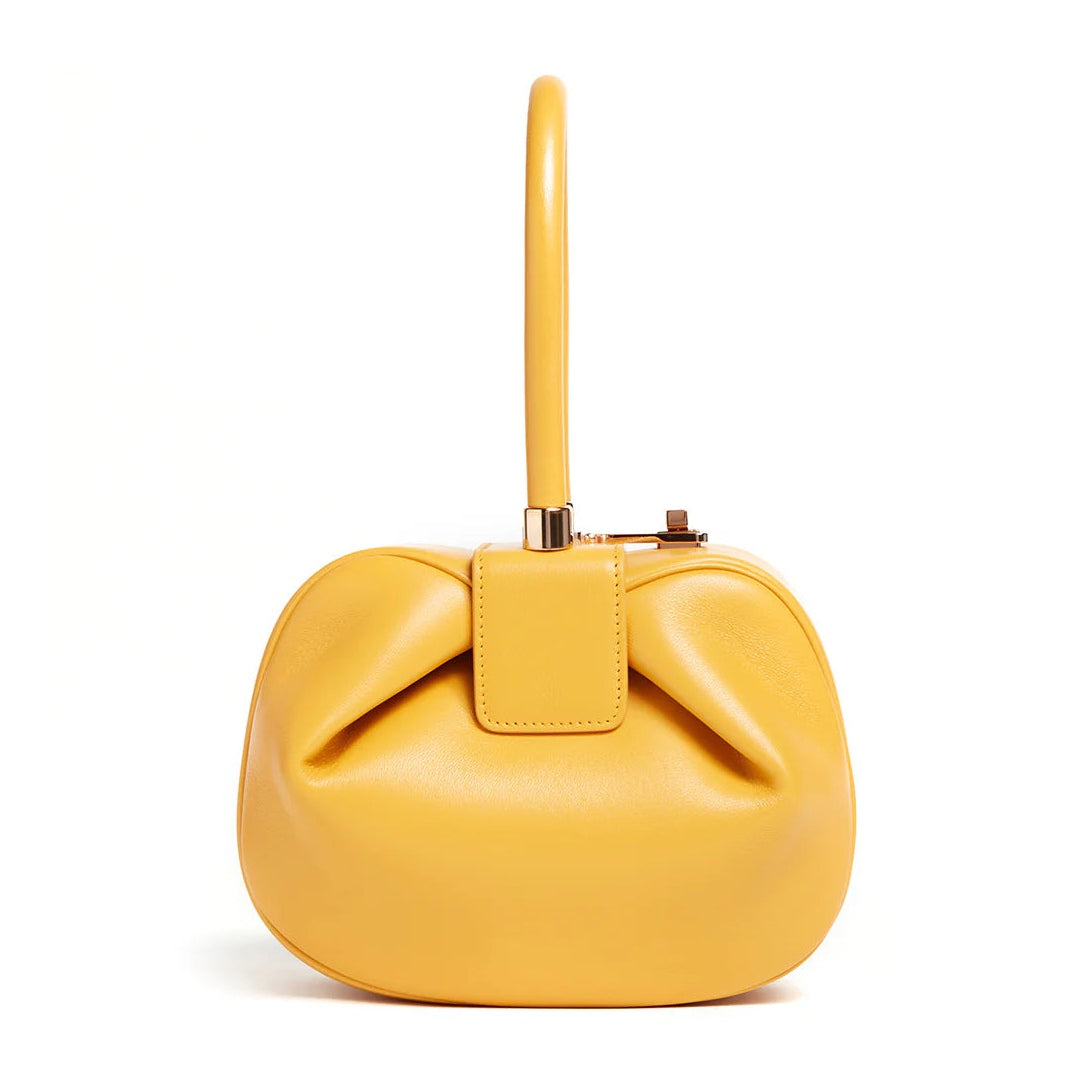 Elegancka torebka kuferek mini stylowa okrągła torba