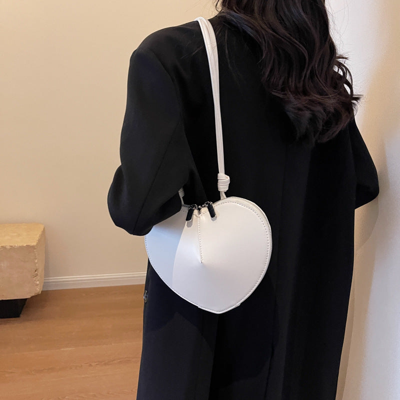 Torebka Damska Serce na Ramię Elegancka Mini